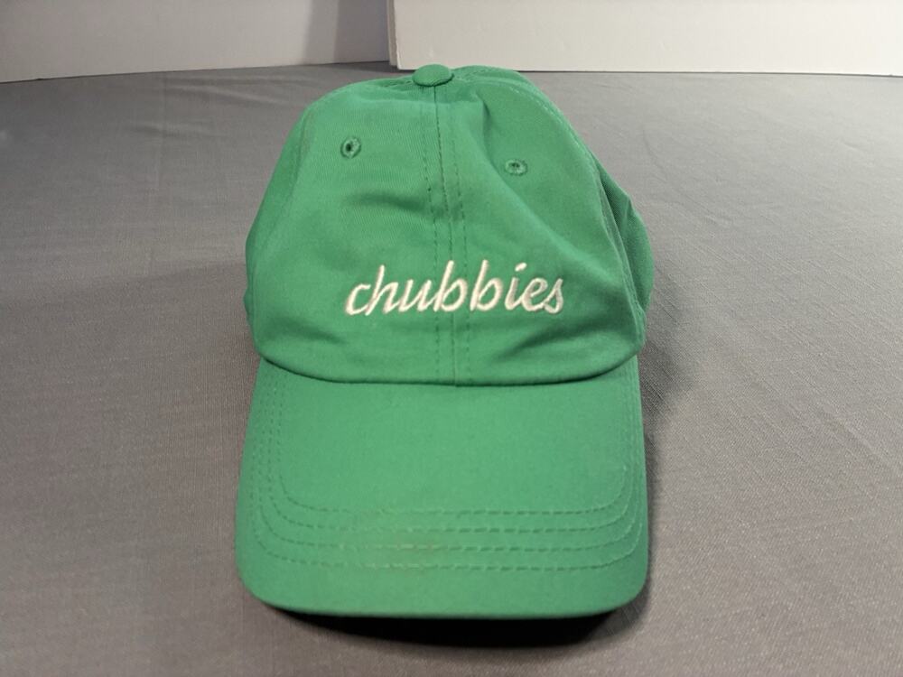 Chubbies Dad Hat Men's Adjustable Mint Green Baseball Cap Embroidered Logo